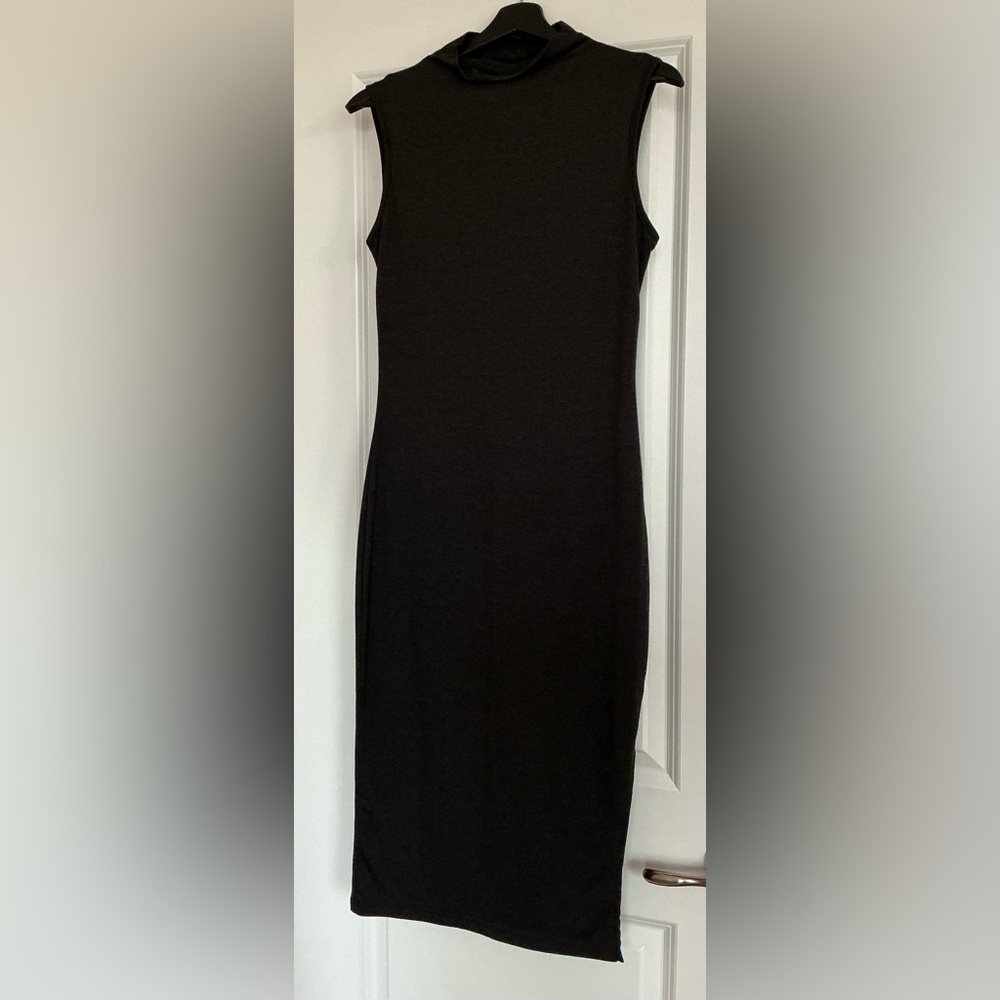 SHEIN Classic Dark Grey  Sleeveless Dress